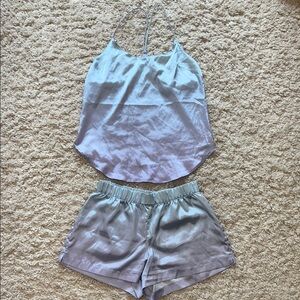 Victoria’s Secret Lavender and Blue Pajama Set Intimates Sleepwear